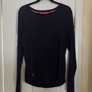 Lilly Pulitzer Navy Long Sleeve Tee